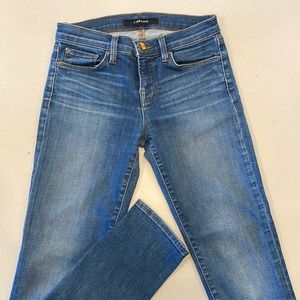 J Brand, medium wash, size 25, skinny leg Pacifica